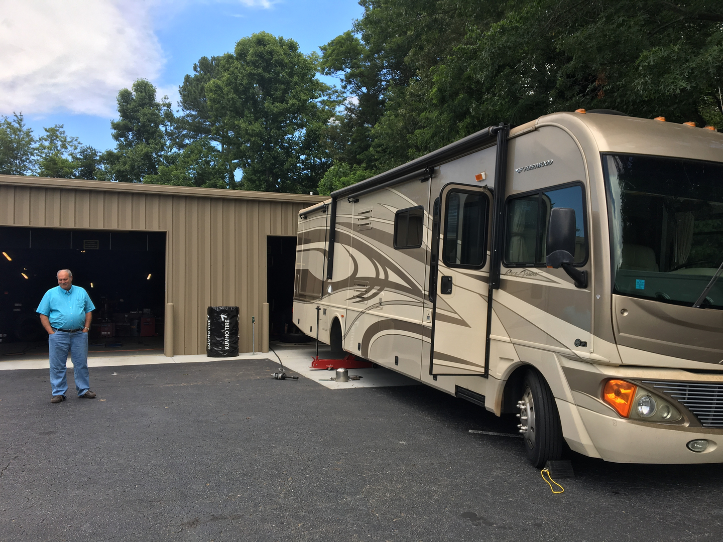 WNC Tire Sales shop floor